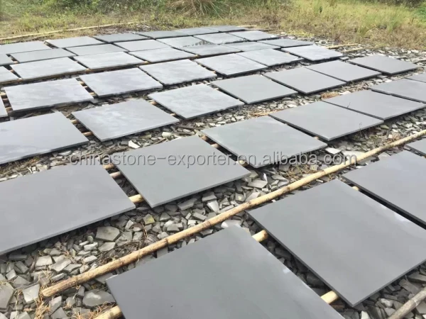 
Construction material natural stone Hainan Black Basalt honed tiles 