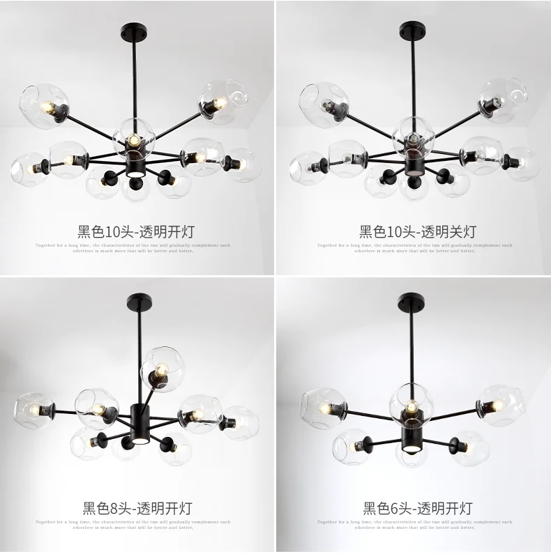 Hotel lobby modern contemporary luxury blue crystal glass ball wedding led chandelier pendant lamp