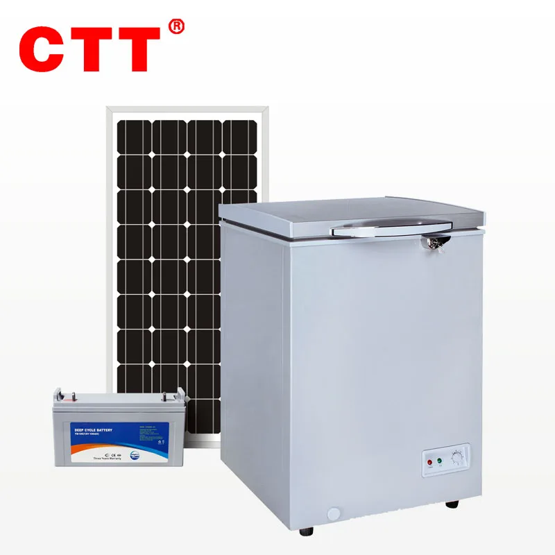CTT Brand 12V 24V Solar Refrigerator System for Home