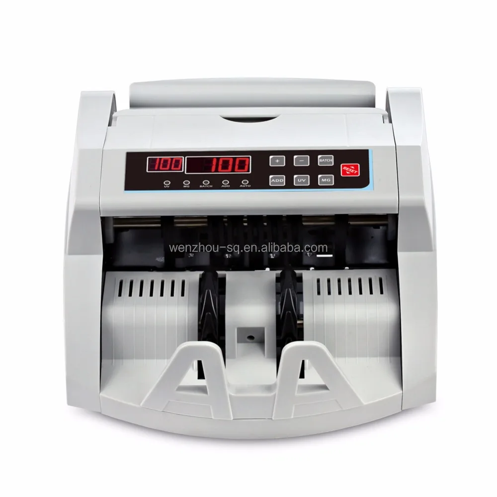 Automatic Bill Counter UV/MG/IR Counterfeit Detection for Multi-Currency Money Counting Machine Banknote Counter