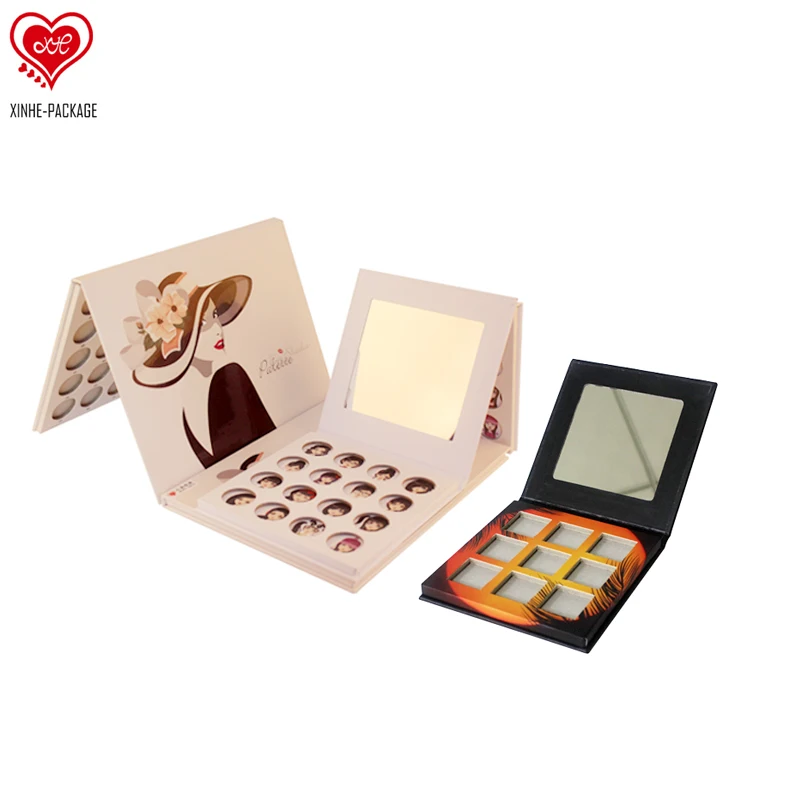 
Recyclable Cardboard Eyeshadow Palette Packaging Factory Price Custom Eyeshadow Packaging Multifunctional Eyeshadow Packaging 
