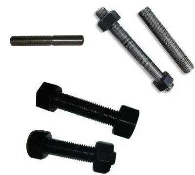 Heavy Duty Black Oxide/zinc Plated Carbon Steel Threaded Solid Rod bar
