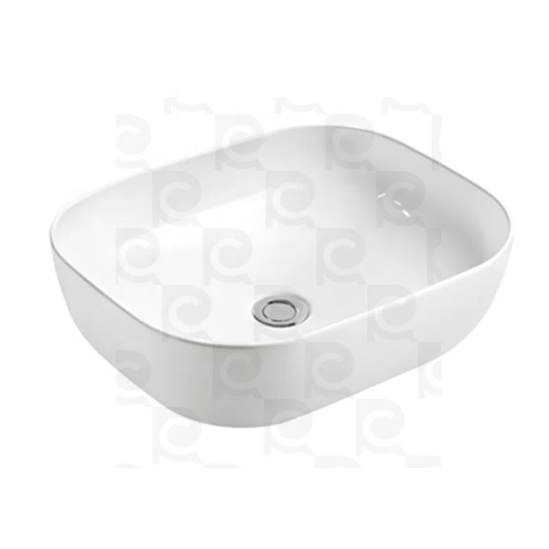 WC Latest Selling Product Logo Printed Corner Hand Drawing Wash Basin bathroom sanitary ware sink