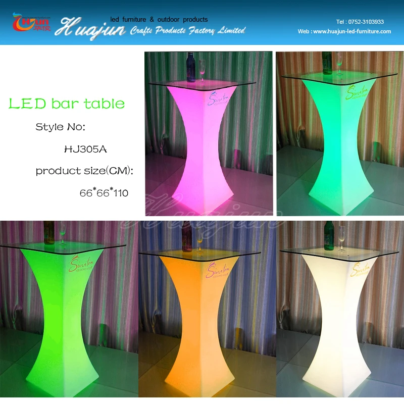 
2021 New 16 color change led light up table and chair cube party furniture rechargeable &led furniture 