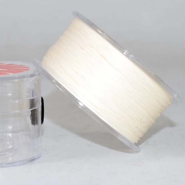 boxed different colors 0.45mm 0.55mm 0.65m 100% polyester round waxed thread for hand sewing leather