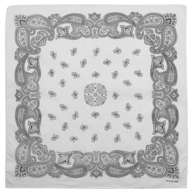 
Wholesale Cheap promotion gift multi 100% cotton fabric square in stock paisley bandana 