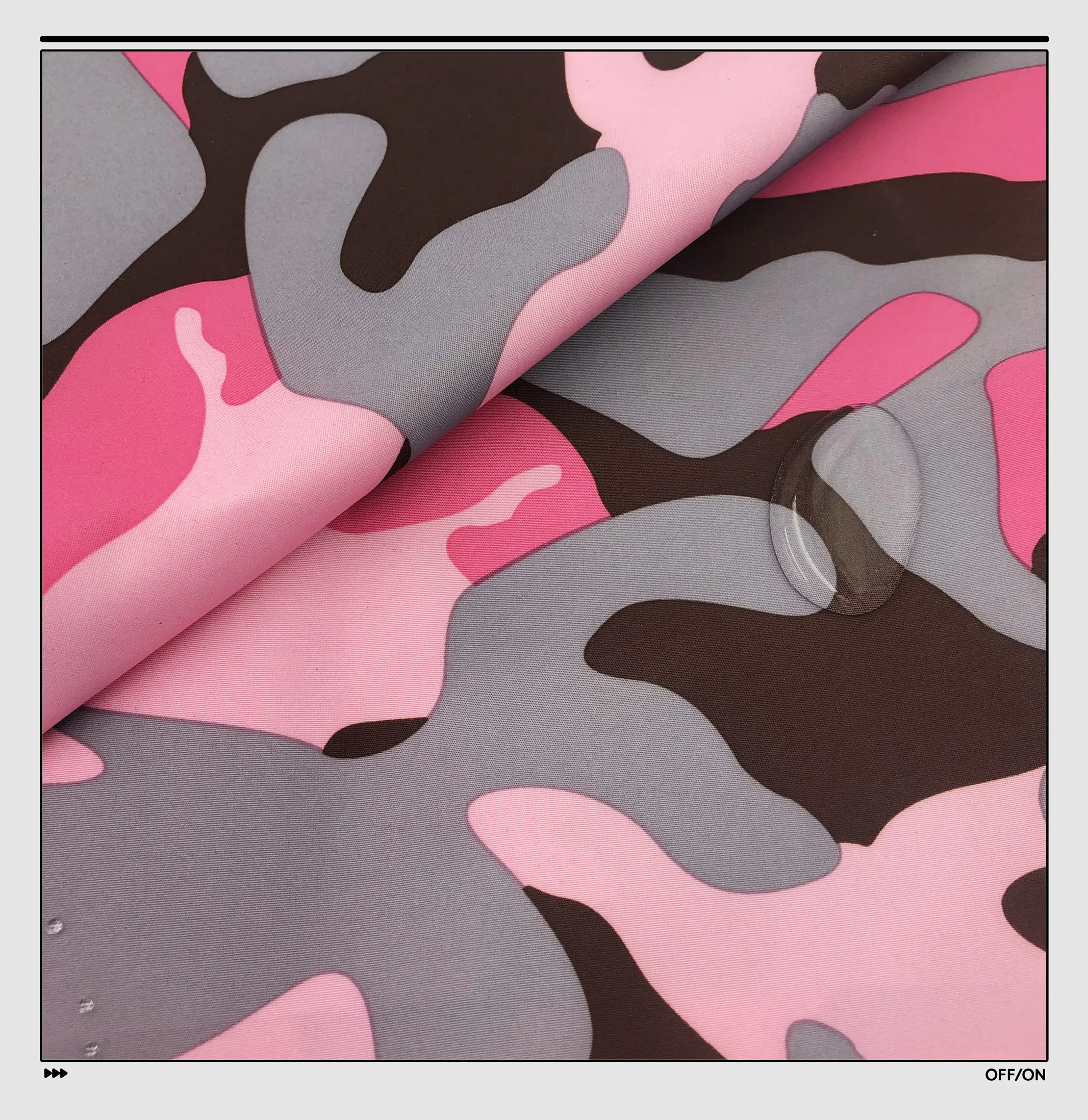 Камуфляжный принт PU покрытие водонепроницаемый 3000 мм idear детский водостойкий костюм 100% полиэстер 228T taslon