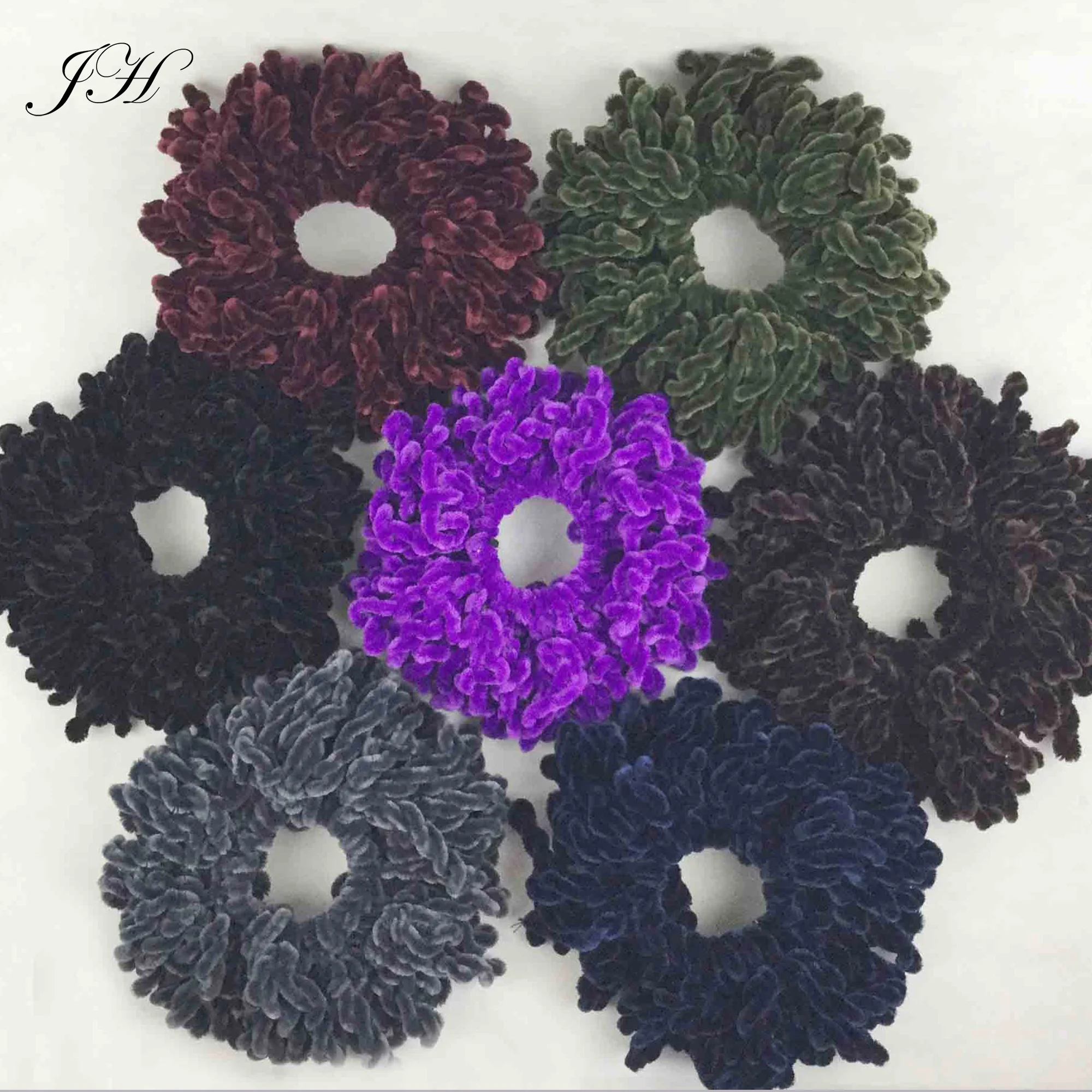 Wholesale Large Size Muslim Girls Headwear Accessories Stretch Twist Turban Head Wrap Hijab Hair Scrunchies Elastic Hair Bands