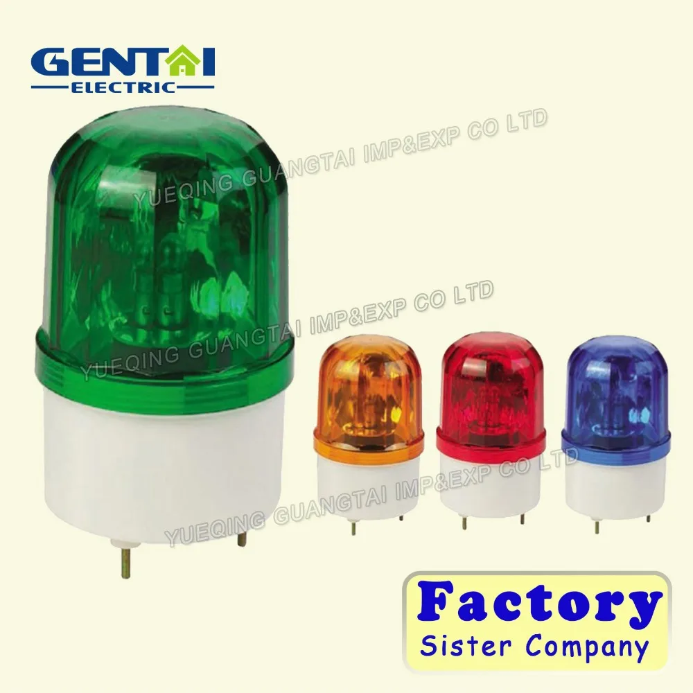 Factory price yellow Road barrier warning lamp solar powered LED flashing warning light