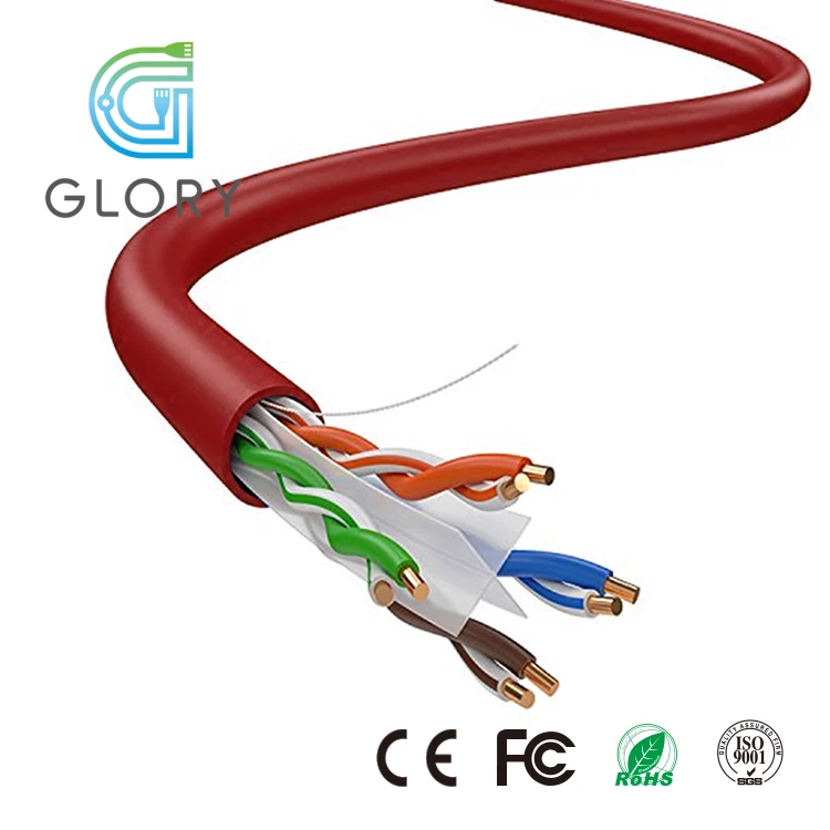Glory UTP Lan Cable 4 Pairs Bare Copper Cable Wires Cat6 305m