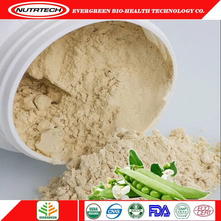 ECO BRC Certification Organic Pea Protein Extract Powder