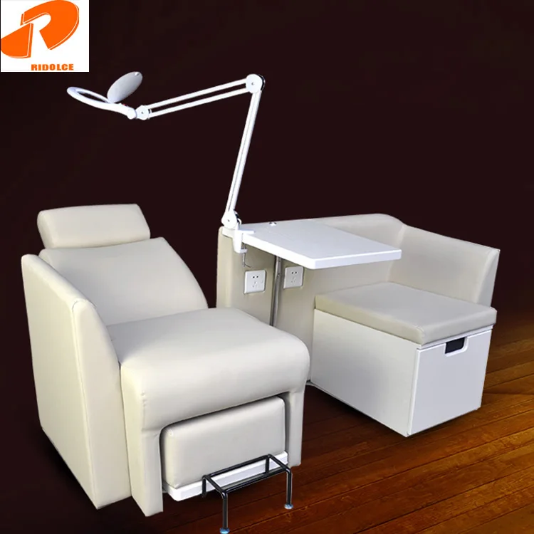 Portable White Pedicure Spa Chair Luxury For Sale