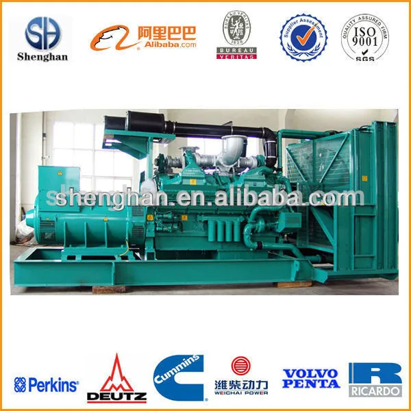 3 фазы 375 ква биогаза . powertec генератор с американским двигателя