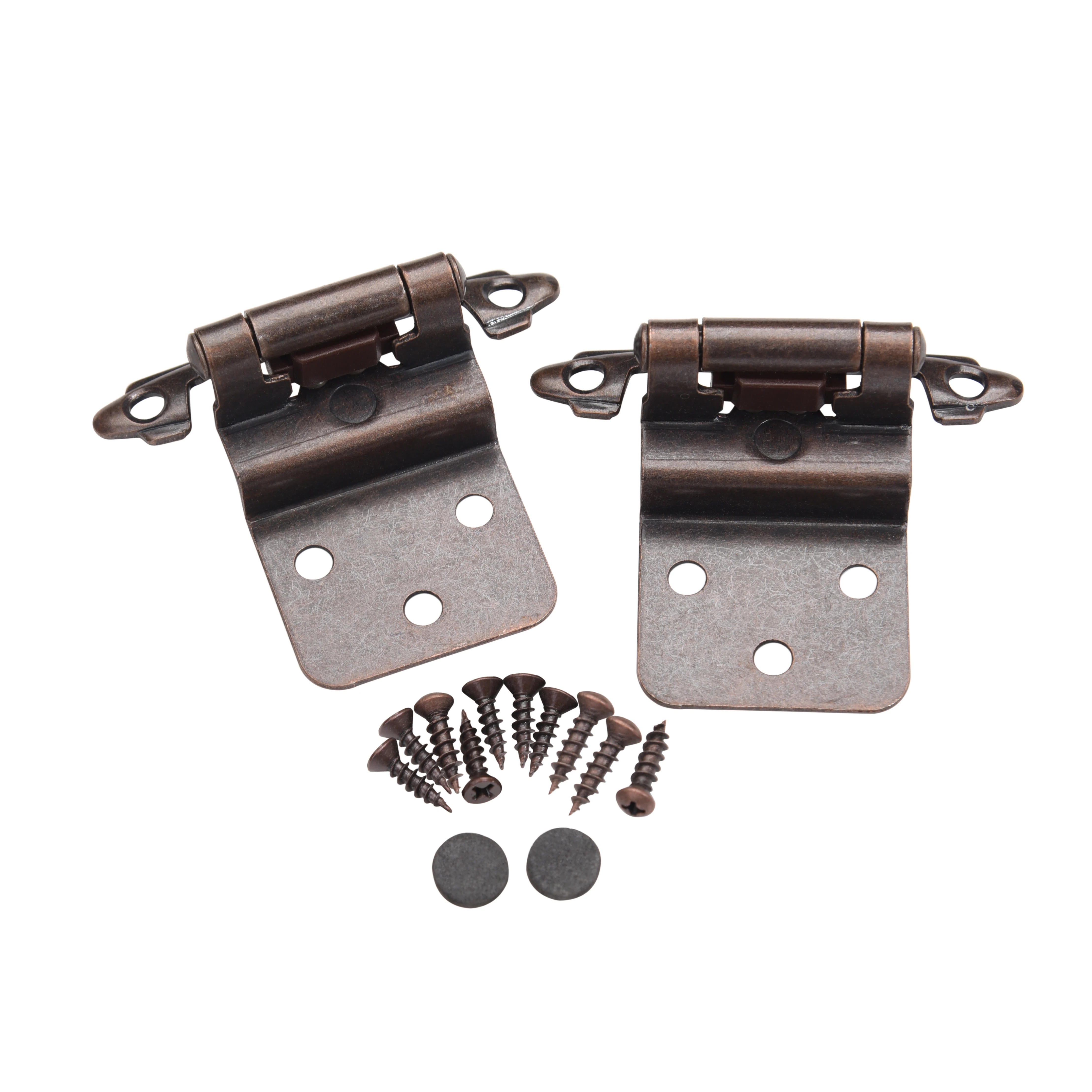 Rhetech Inset/Offset Kitchen Cabinet Door Hinges 3/8in Face Mount Concealed Self Soft Close Furniture Cupboard Cabinet Hinges