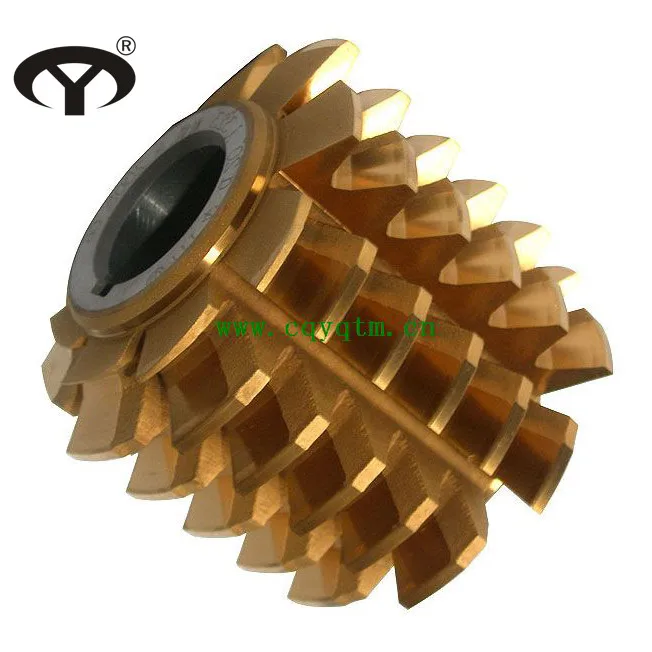 HSS M2 Right Hand Module DP Pre-shaving Gear Hob Cutter with TIALN