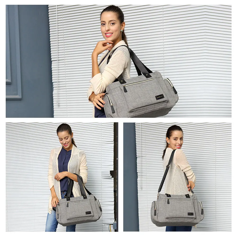 New Design Tote Shoulder Bag Queena Canvas luxury Baby Changing Bag