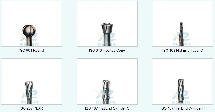 Высокая скорость/низкая скорость/RA зубной Бур карбидные боры (доступны в основном модели)