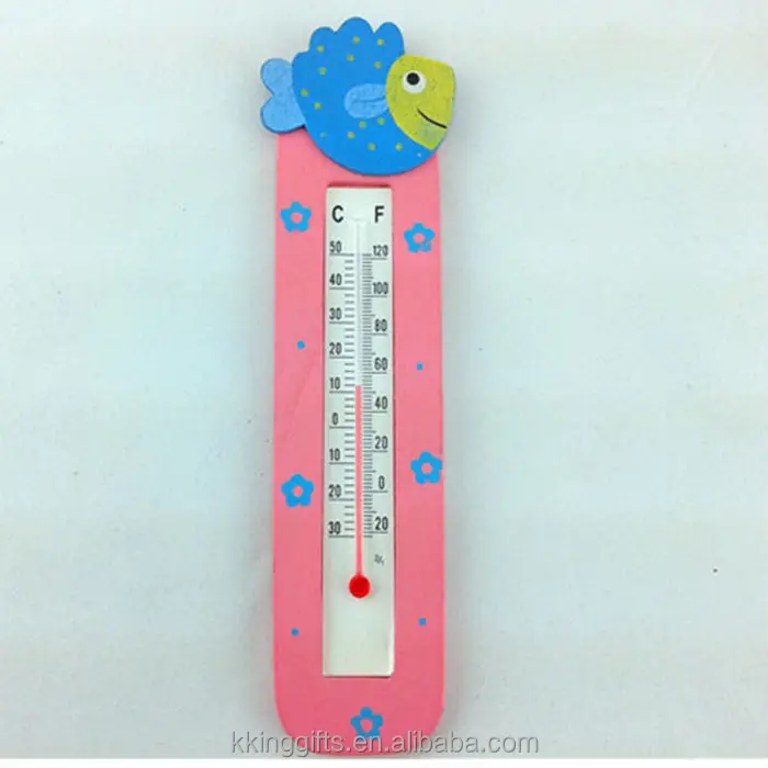 Carton design funny shaped digital magnet thermometer to 100 degree