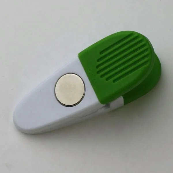 
Promotional Wholesale Plastic Magnetic Paper Clip Holder with Custom Logo 