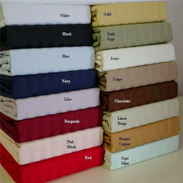 180TC-1000TC Hotel 100 Cotton Fabric Bed Sheet