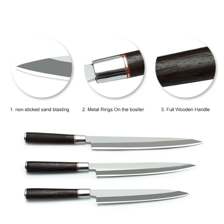 Food Grade Safe Stainless Steel Kitchen Fish Cutting Knife