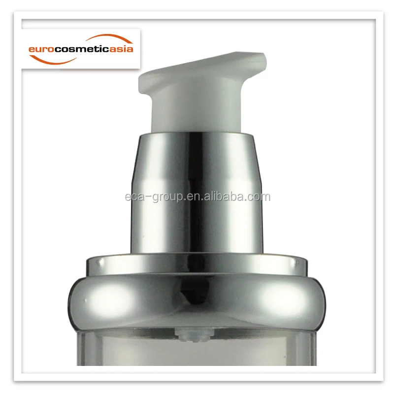 
Stylish cylinder with flat ring collar PETG, SAN, PET airless and lotion bottle 