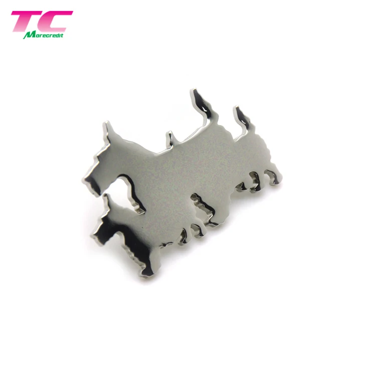 Hollow Design Shiny Gold Metal Letter Name Logo Label For Abaya