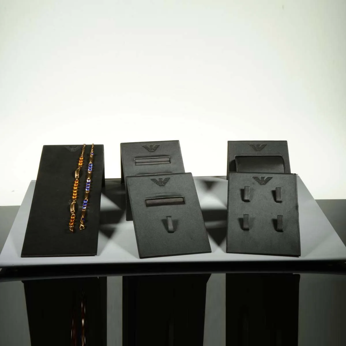 Черный бархат элегантный дисплей ювелирных изделий кукла манекен