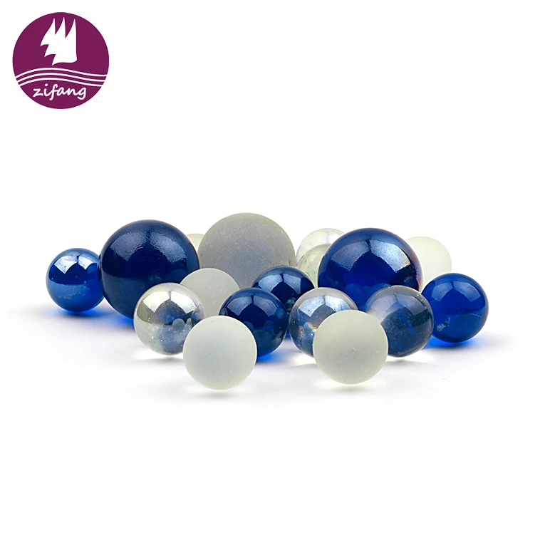 High quality colored solid glass marbles with customized packing