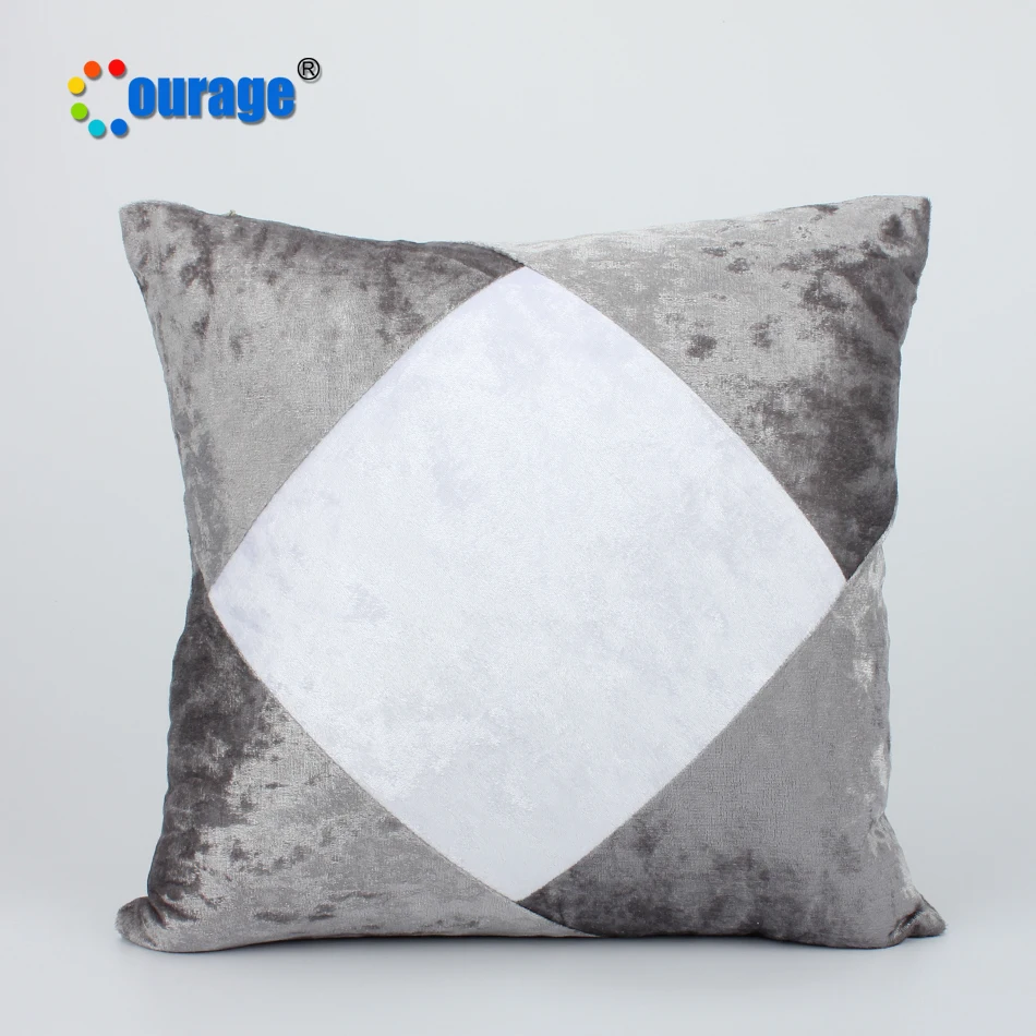 COURAGE 16inches Square custom printing pillow cases sublimation pillow cover blank