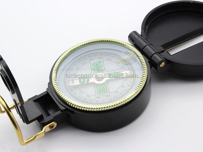 Oil-filled Plastic lensatic magnetic compass wholesale hiking  brujula for outdoor