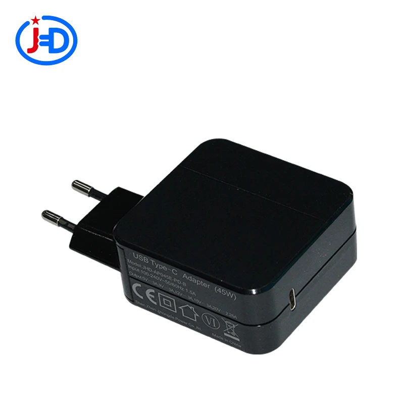China manufacturer 19v 2.37a 45w ac travel adapter power usb pd charger