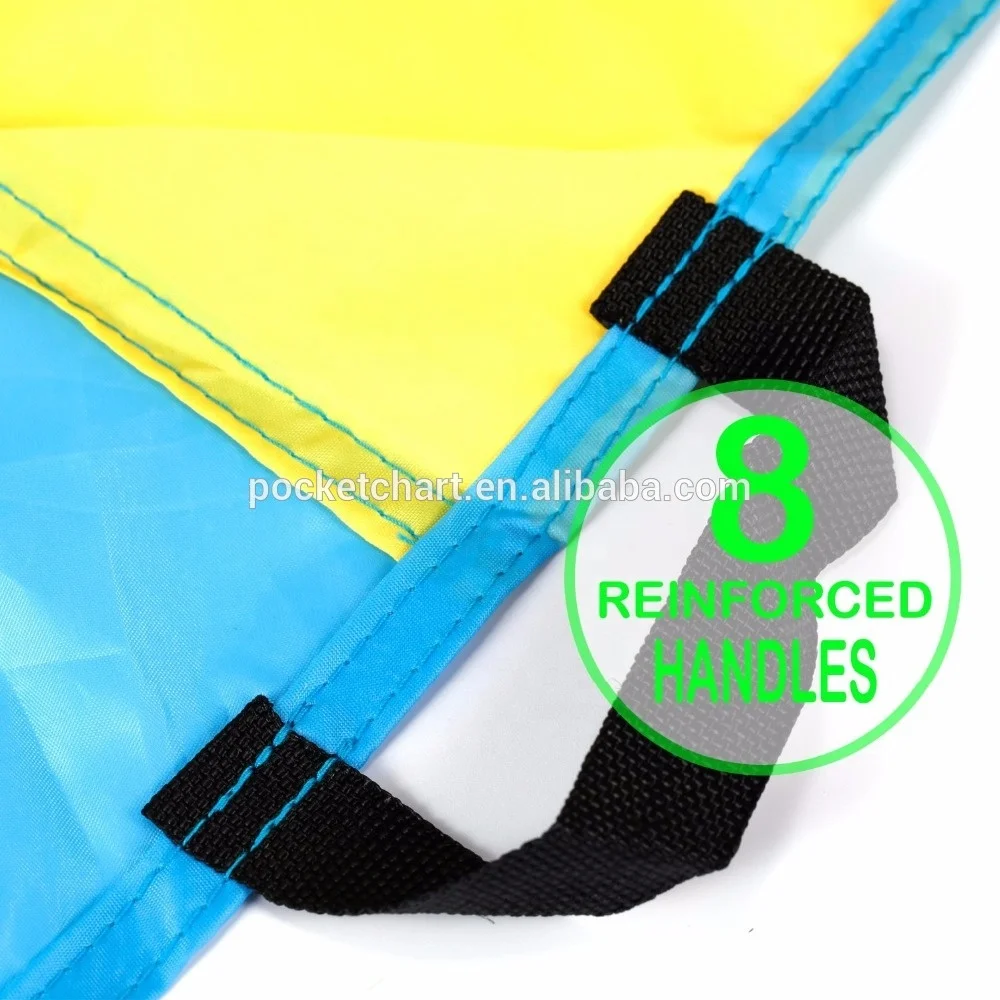 New Parachute for Kids 6 Foot with 8 Handles ,Great for Kids Play, Indoor or Outdoor Games Play Parachute