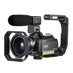 Winait Wifi 4K Digital Video Camera, Home Use 3.0' Touch Display Digital 4K Camcorder