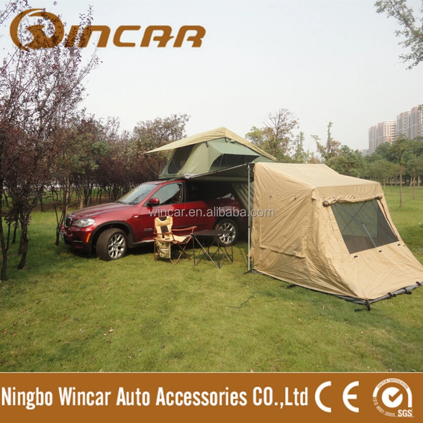 30 Second Pop Up Canvas Tent Quick Set-up Tent for Outdoor Camping