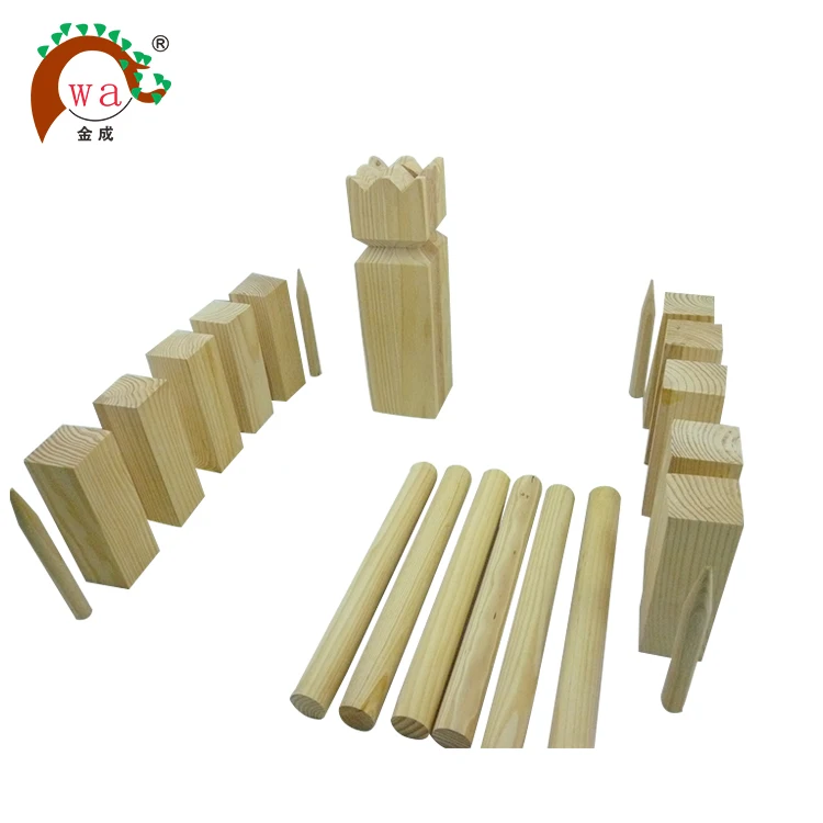
Wooden classic KUBB game set 