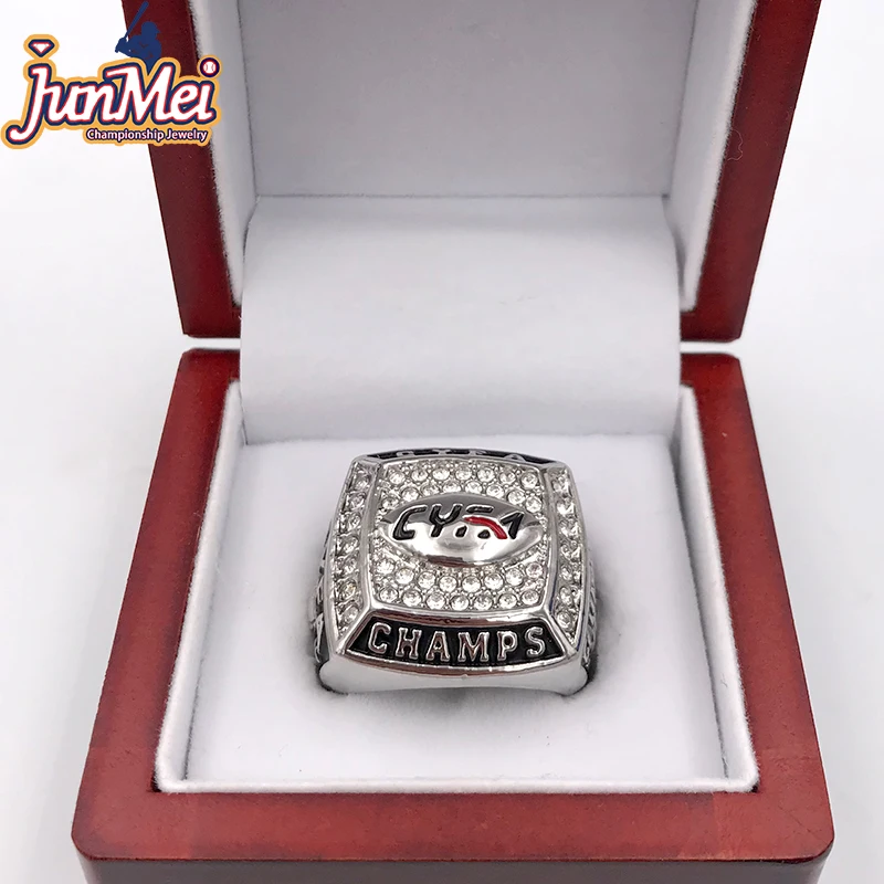 championship sports rings silver california youth football league custom championship rings for football teams