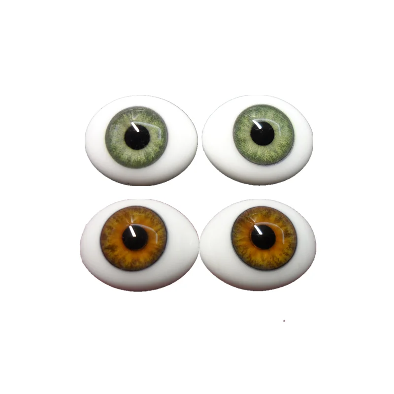 Glass Doll Eyes Fixed Oval Eyes For Ball Joints Doll Eyes Wholesale