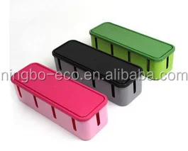 Hot Sale 9 Power Lines Plastic Electric Wire Cable Storage Box / Electric Box / Cable Organizer Box