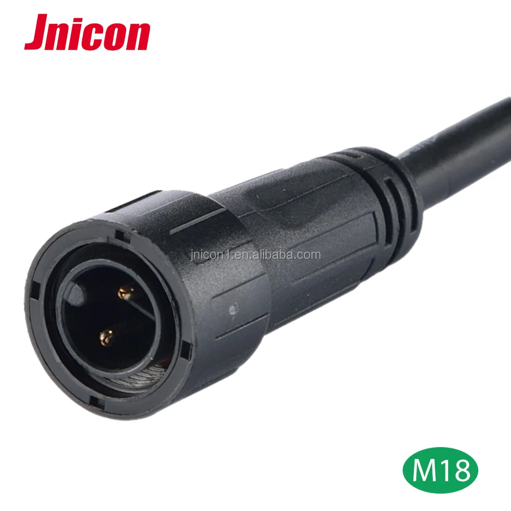 Waterproof Magnetic Electrical 2PIN/3PIN/4PIN M18 Circular Screw Connector