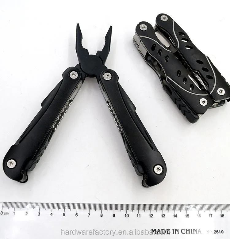 Multitool 14-in-1 stainless steel outdoor pocket compact plier multitool