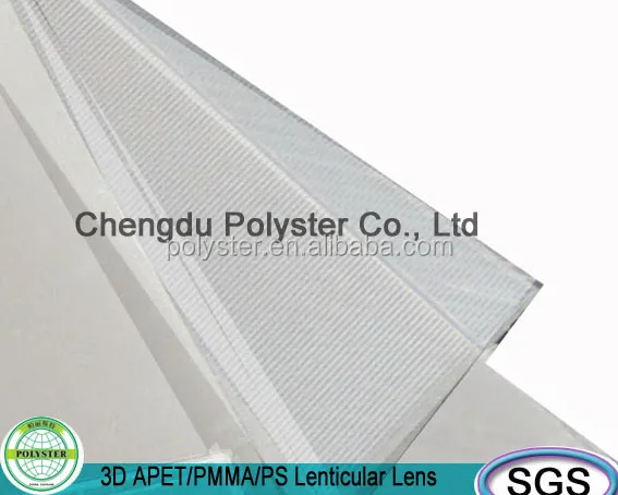 Chinese biggest supplier cheap price High Quality Lenticular Lens sheet/PET sheet for all kinds of cards