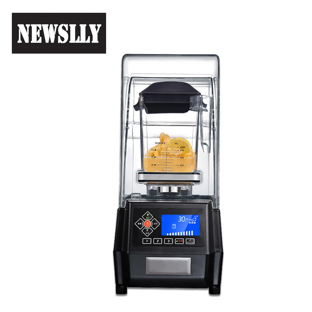 Automatic Sound proof cover electric fruit blender mixer juice blender