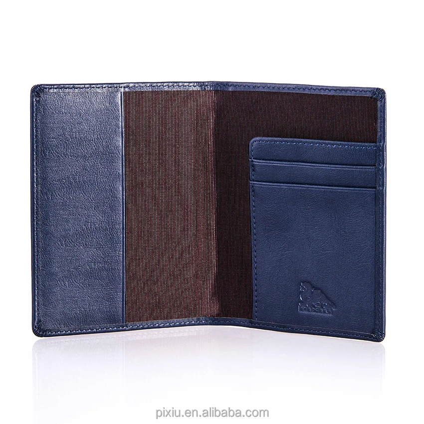 New Design Custom High Quality personalized cheap leather travel passport holder