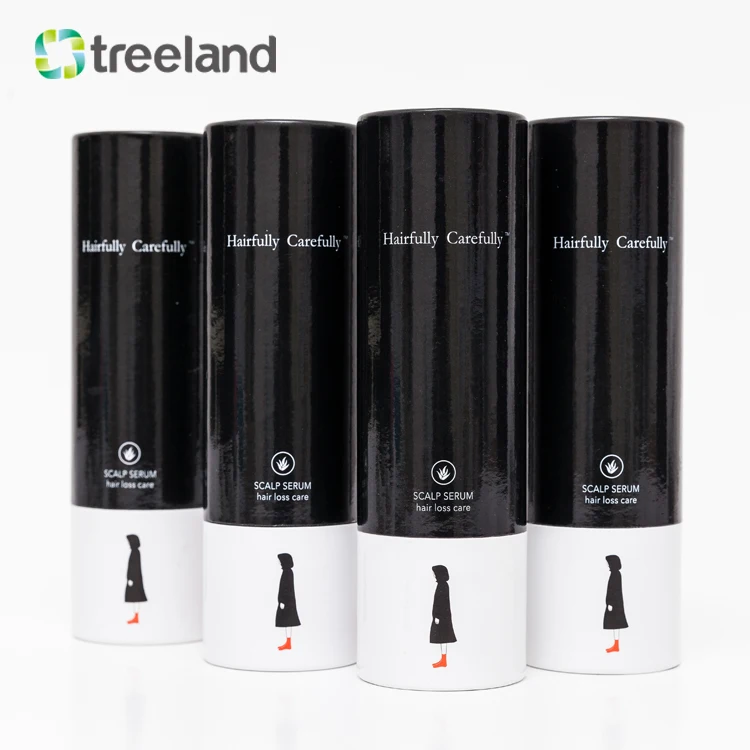 3-piece glossy  telescoping paper tubes cardboard boxes for cosmetic  packaging container