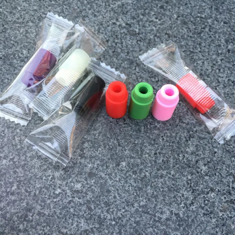 
Individually Wrapped 510 Disposable Silicone Drip Tips For Vape Carts 