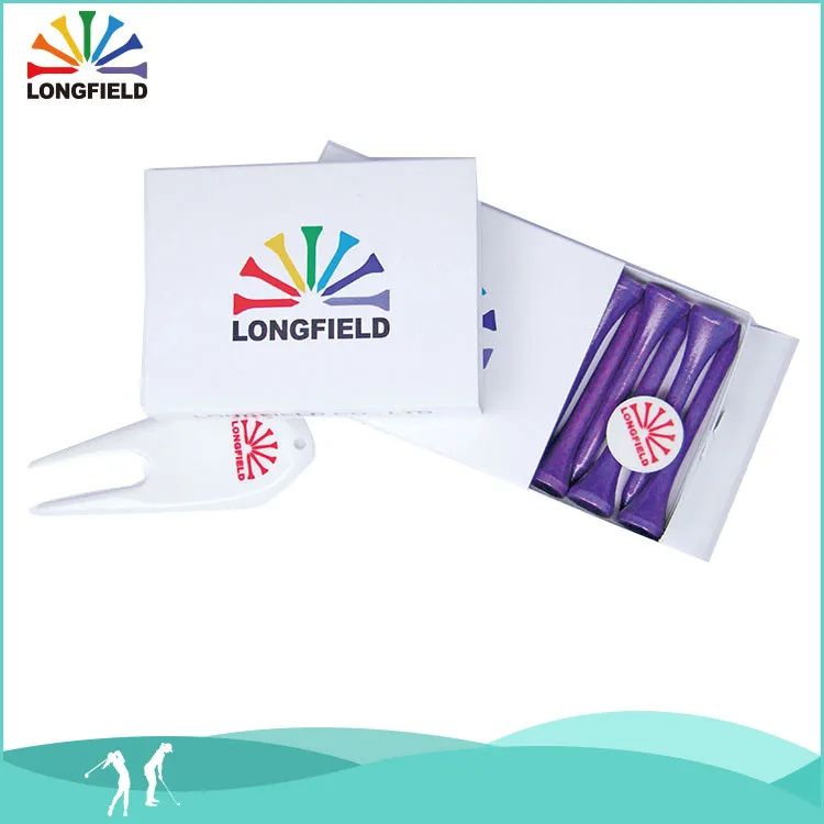 Portable new design bulk wholesale custom logo north american golf tees pack