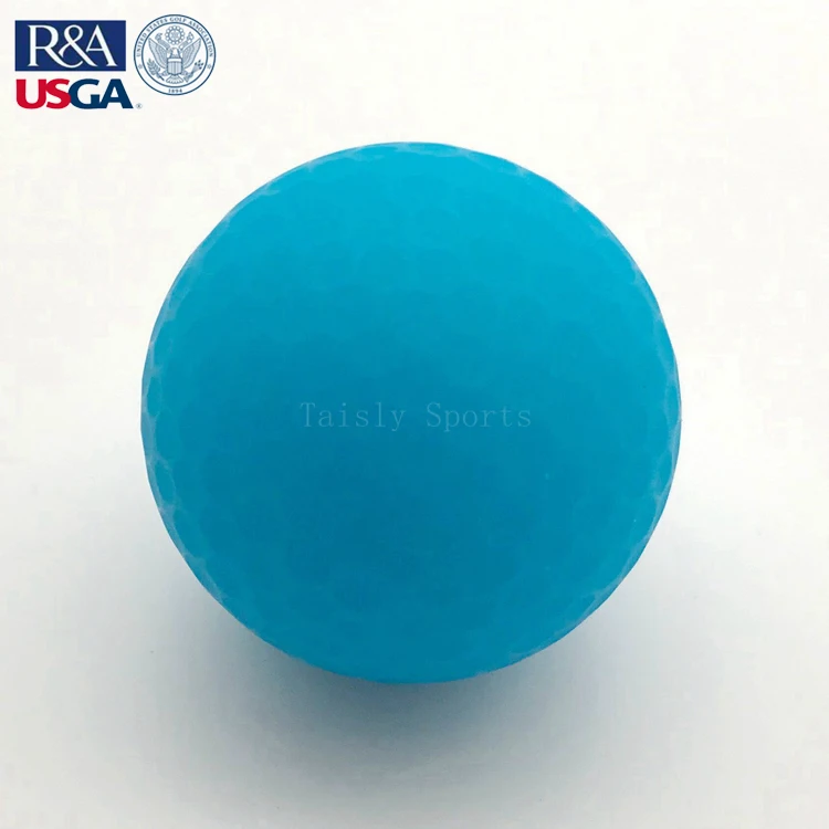 
Colorful junior golf balls 2 3 piece tour matt ball conform with the USGA and R&A 