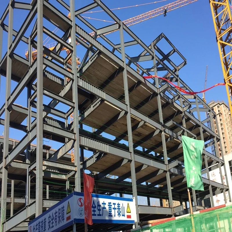 Multi storey school building steel frame