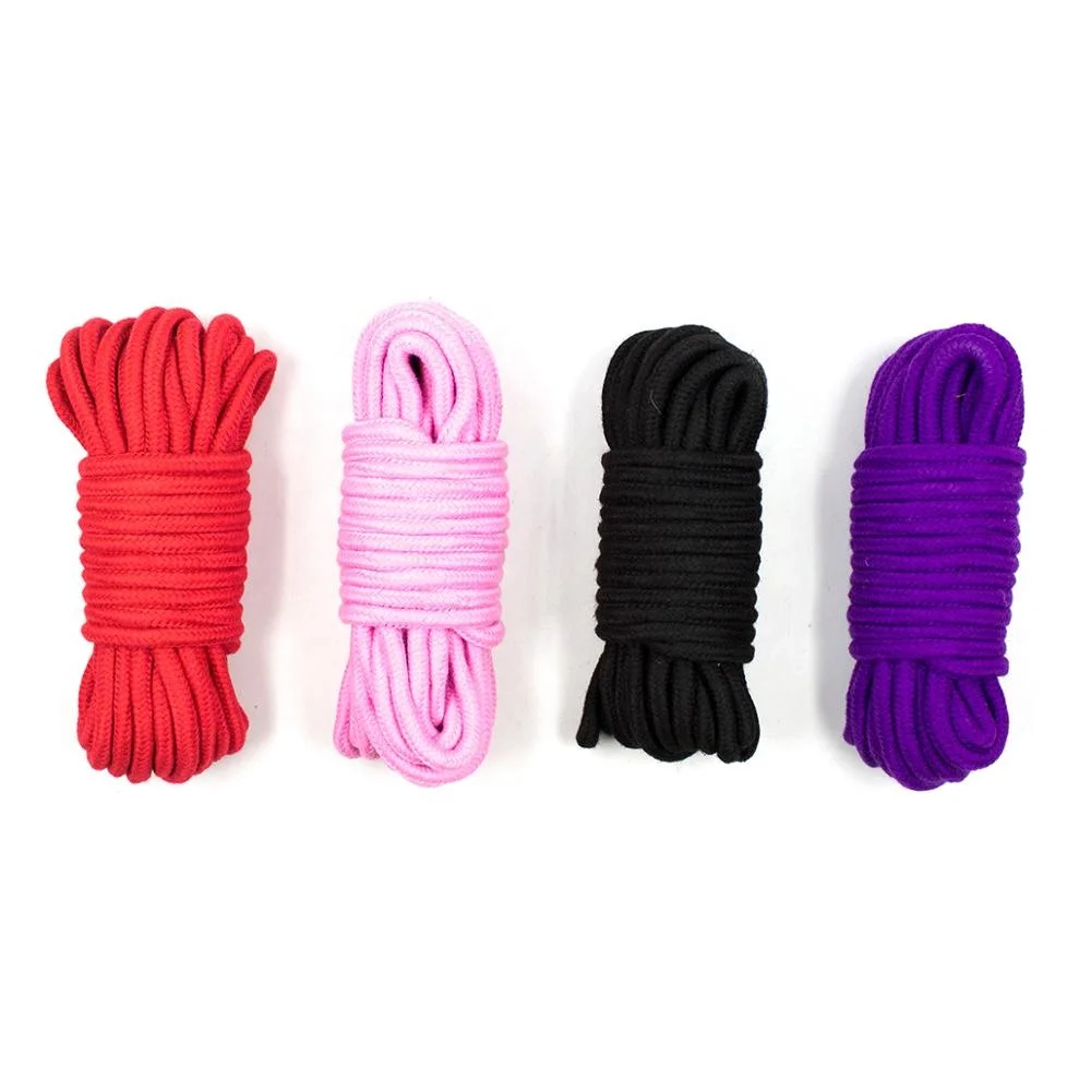 Cotton Rope Bondage 10M Ropes For Adults Bondage Hanging Fantasy Love Products Novelty SM Game Sex bondage game rope